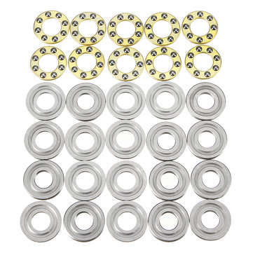 Machifit 10pcs F6-14M 6x14x5mm Axial Ball Thrust Bearing 6 x 14 x 5mm