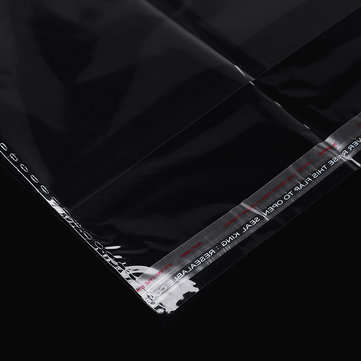 100Pcs 38x28cm Transparent Self Adhesive Seal Plastic OPP Bag Mobile Phone Shell Packaging Bags