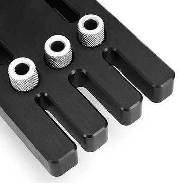 Wnew Woodworking Dowel Jig Set Drill Guide Locator Dowelling Jig Master Kit for 6/8/10mm Dowels