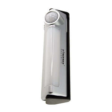 DOBERMAN SECURITY SE-0134 100dB IR Sensor Infrared Motion Detector Triggered LED Light Alarm