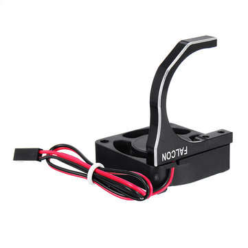 Falcon Heat Sink Cooling Fan 40*40mm for 1/10 TRX-4 D90 Axial 90046 SCX10 Crawler... (COLOR.: BLACK)
