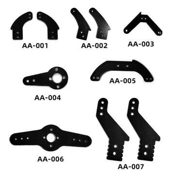 2pcs Steering Gear Push Rod Joint Rocker Arm Rudder Arm Push Rod Connector for RC Airp... (MODEL: 3)