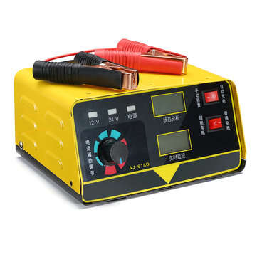 ANJING AJ-618D 12V/24V 260W Car Motorcycle Battery Charger Intelligent Lead Acid Pulse Repair Starte