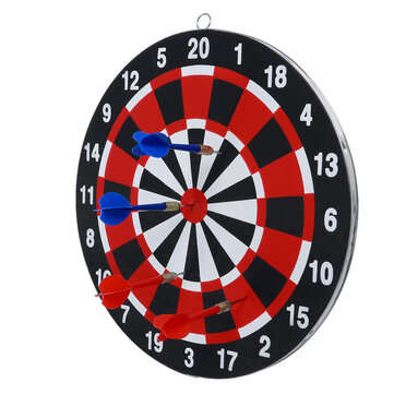 12 Inch Dart Game Wall Dart Two-sided Printing Indoor Outdoor Entertainment Games For Adults