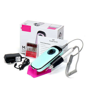 35000RPM Rechargeable Electric Nail Drill Machine Pen Portable Mani... (PLUG: USPLUG | COLOR: WHITE)