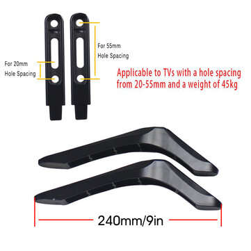 Universal Adjustable 32-65 inch LCD Screen TV Flat Stand Leg Mount Base Holder