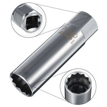 14mm Spark Plug Socket 3/8`` Wrench Thin Wall 12-point Removal Drive For BMW