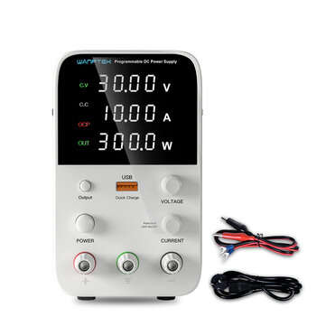 WANPTEK WPS3010B 30V 10A Adjustable DC Power Supply Programmable 4 Digits LED Disp... (PLUG: USPLUG)