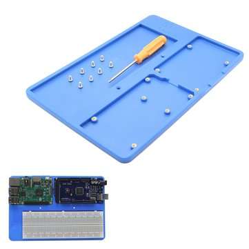 Geekworm 5 in 1 RAB Holder Breadboard ABS Base Plate For  UNO R3 MEGA2560 Raspberry Pi