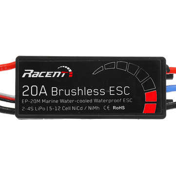 Volantex Vector SR48 V797-3 RC Boat Parts Waterproof And Water Cool Brushless ESC 20A V797307