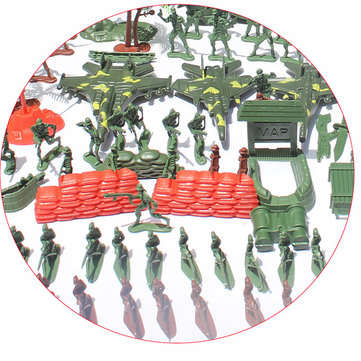 519Pcs Military Figure Play Set Soldiers Army Men 4cm Plastic Action Model Toys