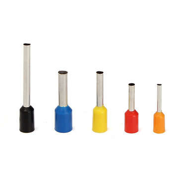 Excellway CT05 1020Pcs Wire Copper Crimp Connector Insulated Cord Pin End Terminals