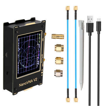 LZNanoVNA V2 50KHz-3GHz Vector Network Analyzer 3.2 Inch Digital Nano VNA Tester MF HF VHF UHF USB L