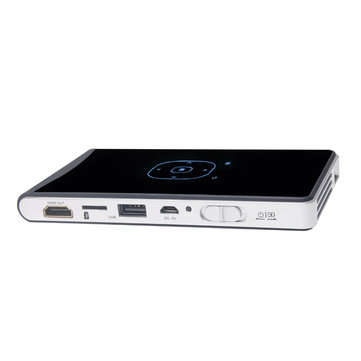 DLP100WM DLP Mini Projector LED Projector 2000 lm Android 4.4 Support 1080P 10-100 inch Screen