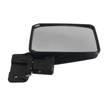 Black Car Door Mirror Heads Rear For Toyota Landcruiser 70 75 78 Series 1985-2013