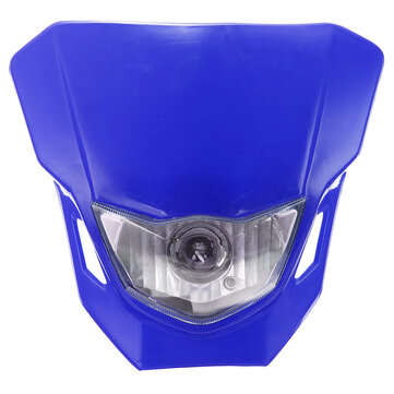 Universal Headlight Motorcycle Bike Streetfighter Street Fighter Hi/Lo Head Bulb (COLOR.: BLUE)