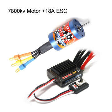 Hobbywing EzRUN 2030 Brushless Motor 18a ESC For 1/24 Wltoys A202 A212 A222 A232 A242 A... (NO.: 02)