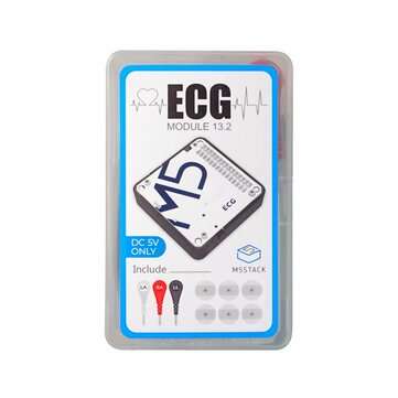 M5Stack ECG Heart Rate Monitor Electrocardiogramunit Detect Heart Rate and Output Cardiogram Signa