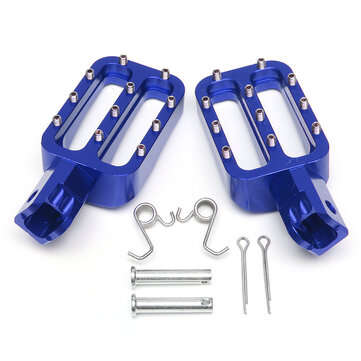 Foot Pegs For Pit Dirt Bike Chinese 50cc-160cc CRF XR KLX TTR SSR Thumpstar (COLOR.: BLUE)