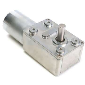 Reversible High torque Turbo Worm Gear Motor JGY370 DC 12V 10RPM