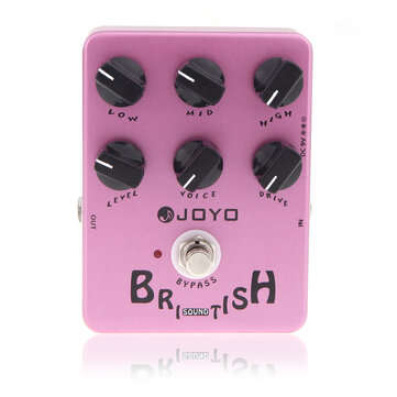 JOYO JF-16 British Sound True Bypass Design Effect Pedal for Guitar +1 pc Pedal Connector Electric G