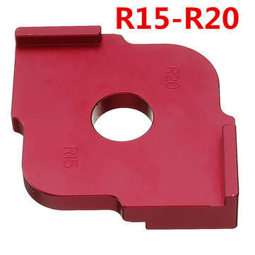 Drillpro Wood Panel Radius R5-R40 Quick-Jig Router Table Bits Jig Corner Template Wood... (SIZE: #2)