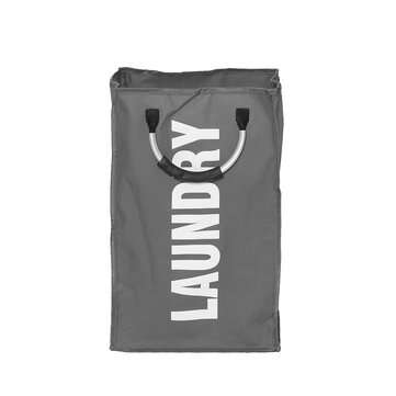 Laundry Basket Foldable Clothes Bag Folding Washing Bin Tote Collapsible Organi... (COLOR: DARKGREY)