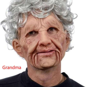 Christmas Cosplay Party Old Man Mask Moving Mouth Headgear Performance Prop for Party (SIZE: 11)