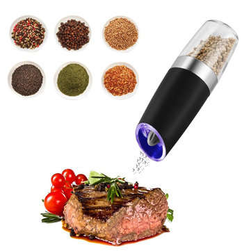 KC-GEM5 Gravity Electric Salt Pepper Grinder Effective Multifunction Mill Herb Grinder