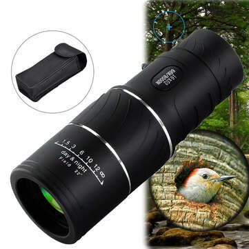 ARCHEER 16x52 Monocular Dual Focus Optics Zoom Telescope Day & Night Vision For Birds/ Hunting/ Camp