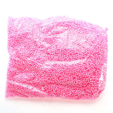 2000PCS 2.5-3.5mm DIY Slime Foam Balls Decor Accessories Styrofoam Bead Balls  (COLOR.: PINK)