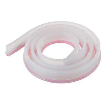 60/120/150/200cm Transparent Collapsible Shower Threshold Water Dam Shower Barrie... (LENGTH: 150CM)