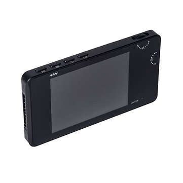 LA104 Digital Logics Analyzer 2.8 inch Screen 4 Channels Oscilloscope SPI IIC UART Programmable 100M