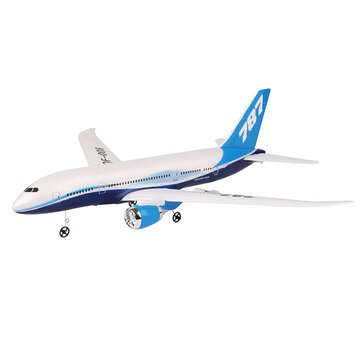 QF008-Boeing 787 550mm Wingspan 2.4GHz 3CH EPP RC Airplane Fixed Wing RTF Sca... (MODEL: 1PCBATTERY)