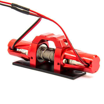RS SCX10 TRX4 Metal Dual-motor Winch D90 Axial RC Car Vehicle Models Parts