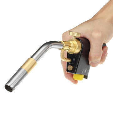 TS8000 Style High Temperature Brass Mapp Gas Torch Propane Welding Plumbing with Replaceable Brass T