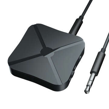 Vehicle bluetooth Adapter 2 in 1 bluetooth 4.2 Audio Transmitter Receiver Adapter ... (COLOR: BLACK)