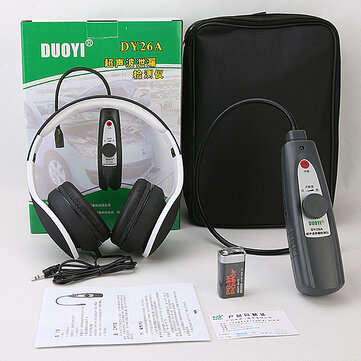 DUOYI DY26A Ultrasonic Leak Detector Tool Gas Water Leak Pressure Vacuum Probes Ultrasonic Transmitt