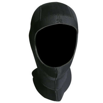 5mm Neoprene Scuba Diving Hood Mask Warm Water Sports Swimming Hat Wetsuit Cap Head C... (SIZE 3: L)