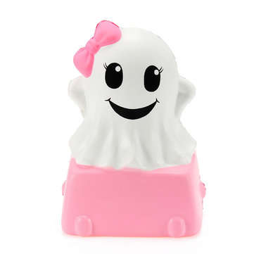Connie Squishy Ghost Cake Humbo 12cm Slow Rising With Packaging Halloween Decor Collection Gift Toy