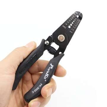 Pro`sKit 1PK-3002E Anti Static Multi-Function Electronic Line Wire Stripper with Conductive Handle C