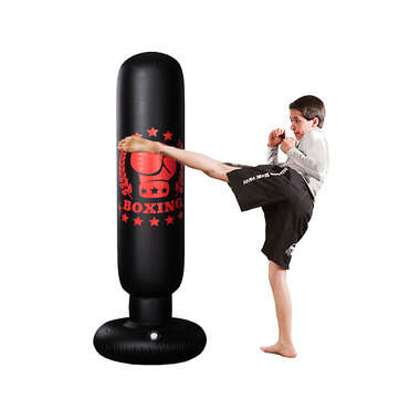 160CM Free Standing Inflatable Boxing Punch Bag Kick Training Boxing Training Sandbag For Adults