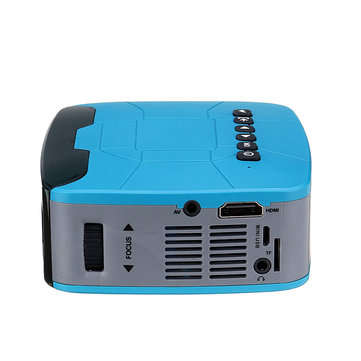 U20 Mini Portable Projector Support 1080P 500:1 Contrast Home Theater Projector