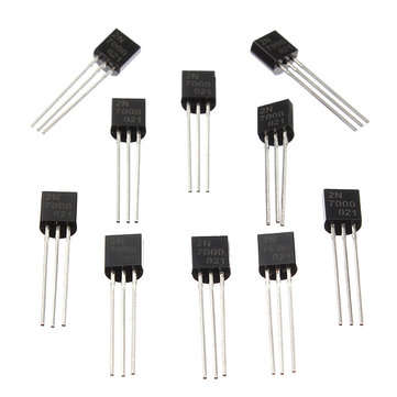 300pcs 2N7000 N-Channel Transistor Fast Switch MOSFET TO-92