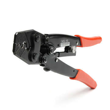 HS-16 1.25-16mm2 Cable Lug Crimping Crimper Tool Bare Terminal Wire Plier Cutter