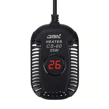 LED Submersible Aquarium Heater Mini Fish Tank Heater Intelligent Induction Device (POWER: 25W)