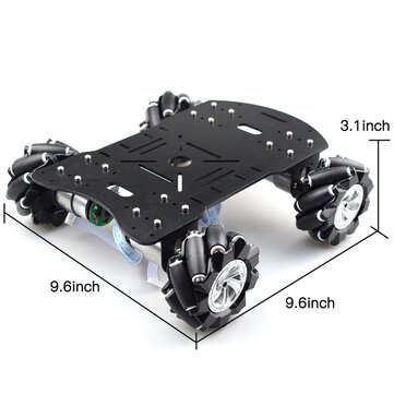 MOEBIUS Mecanum Wheel Car Chassis Universal Wheel DIY Programming Car Chassis