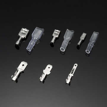 270Pcs Male Female Spade Wire Crimp Quick Connectors Wiring Terminals 2.8mm 4.8mm 6.3mm
