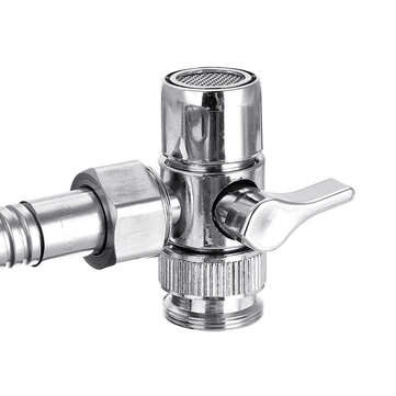 Bathroom Wash Face Basin Water Tap External Shower Head Hair Washing Faucet Rinser Extension Set 1.5