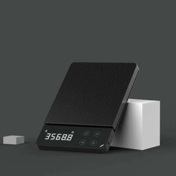 ATuMan DUKA ES1 LCD 0-3kg Rechargeable Kitchen Scale Household Digita... (COLOR.: BLACK | SIZE: 3KG)